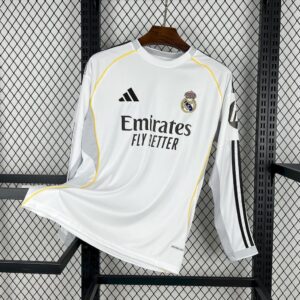 REAL MADRID - 25/26 - Home - Long Sleeve (Fan Version)