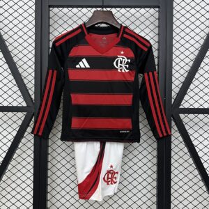 FLAMENGO - 25/26 - Home - Long Sleeve - KIT KIDS