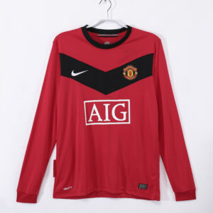 MANCHESTER UNITED - 2010 - Home - Long Sleeve (Retro Version)